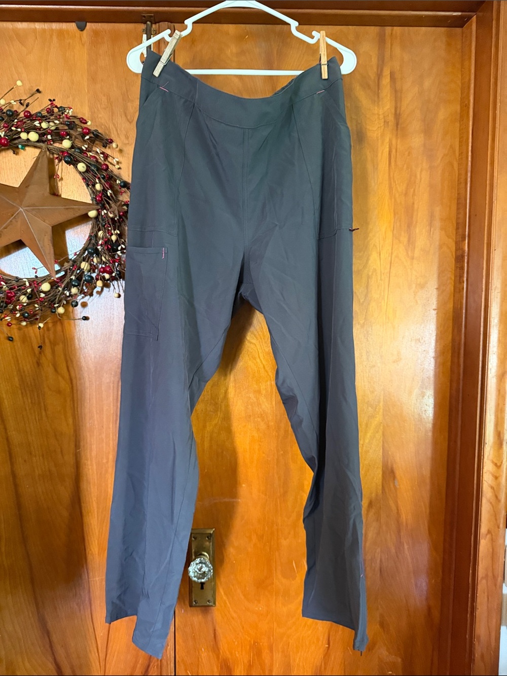 Grey scrub pants